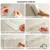 Comb Holder Organizer Acrylic Storage Shelf Clear Transparent Wall-Mounted Hair Brushes Rack Bathroom Accessories Home Shelves 5