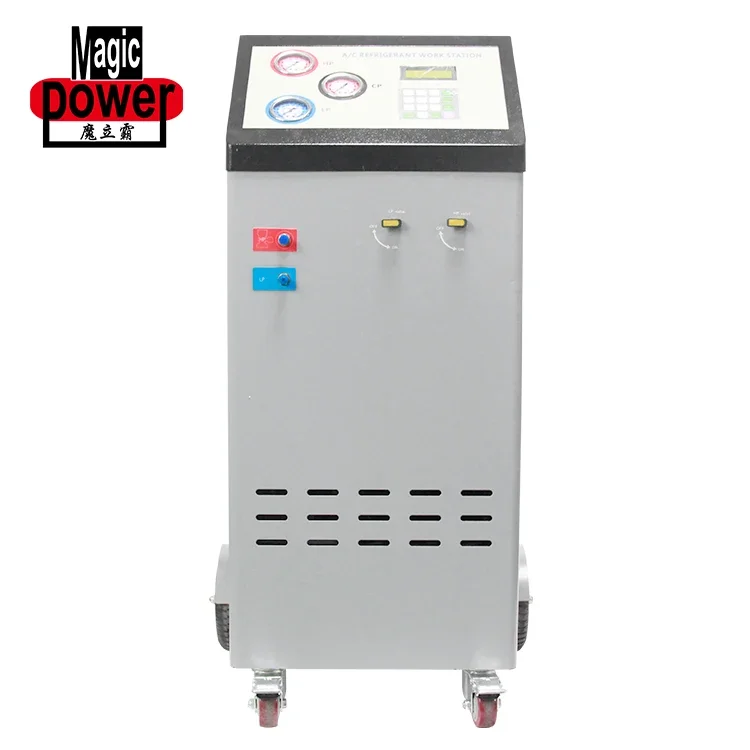 Fully Automatic Portable Car Air Condition A/C Refrigerant R134a Exchange Charge System Auto Refrigerant Recovery Machine 2