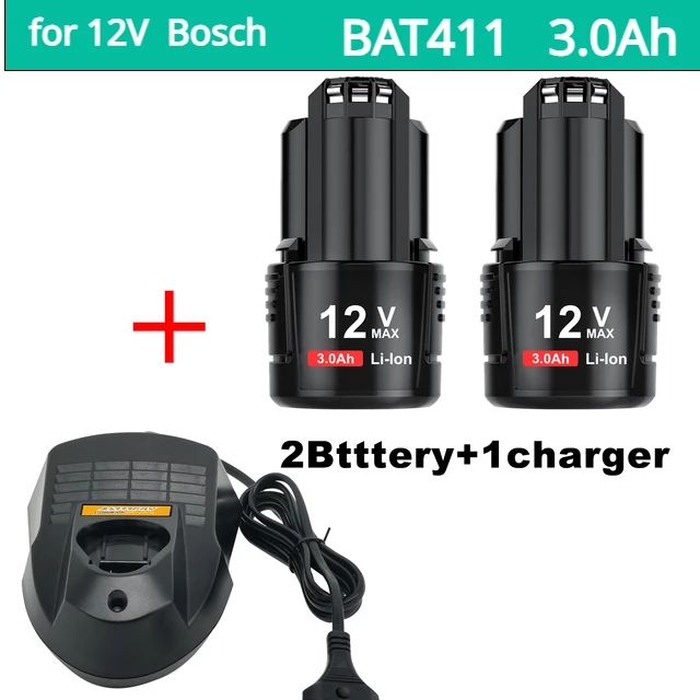 12VBosch3000mAhBAT411ReplacementBatteryBosch12VBatteryfor