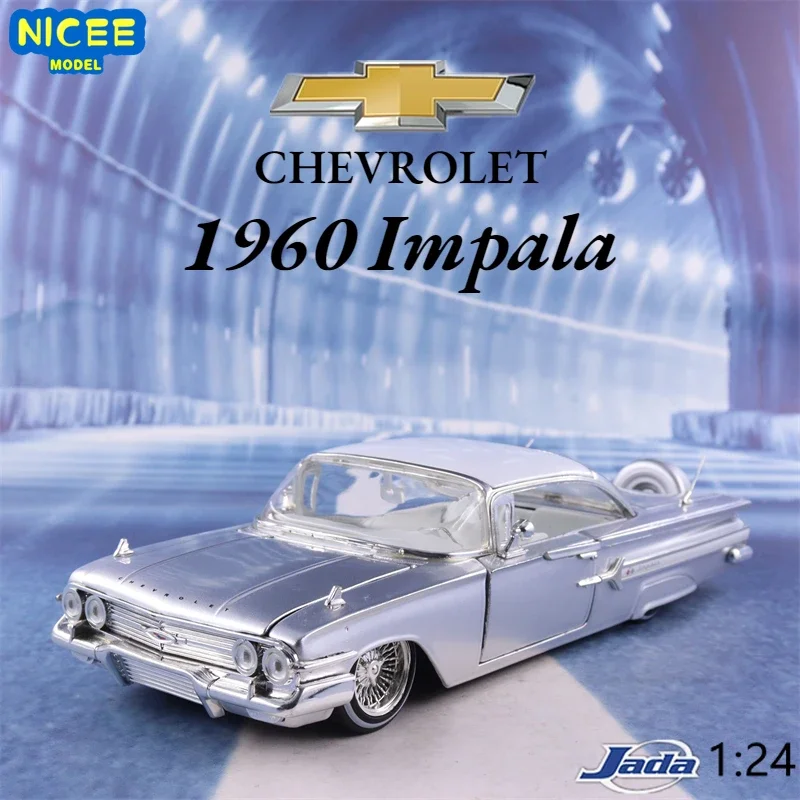 

1:24 1960 CHEVY IMPALA Vintage Classic Car Simulation Diecast Metal Alloy Model Car Chevrolet Toys For Kids Gift Collection J139
