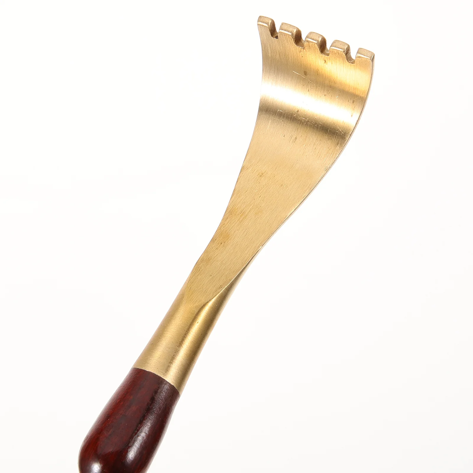 Long Handle Wooden Back Scratcher With Brass Head Portable Relief Tool For Wood Back Scratcher Massage Accessories Wooden back scratchers massage tool