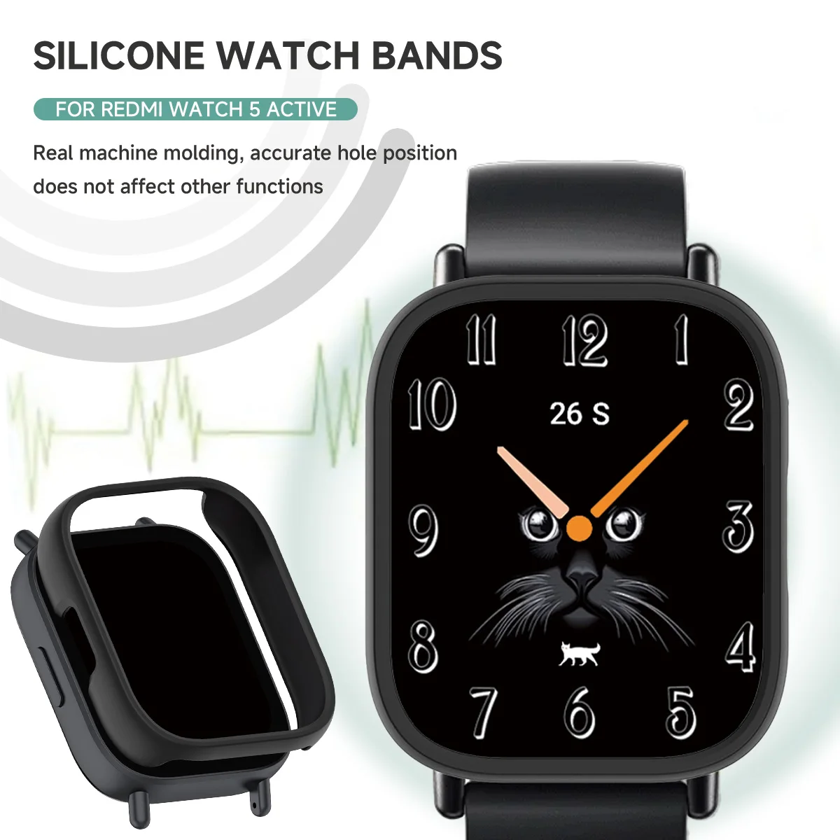 Enhanced Protective PC Case for Smart Watches - Hollow Design, No Glass