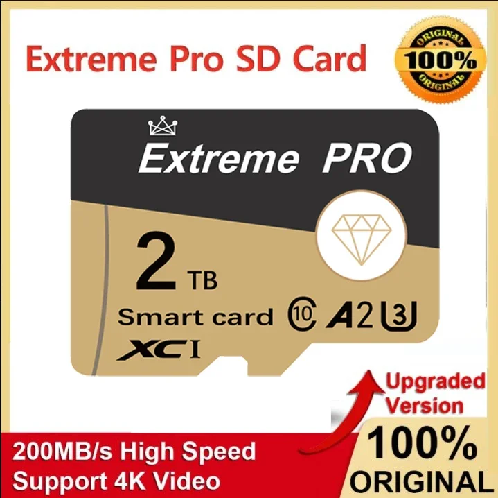 Scheda Di Memoria Originale Extreme Pro Micro Tf Sd Card A2 V30 U3 Flash Card 64Gb Tf Card 128Gb 256Gb 512Gb Di Memoria Per Dji Drone
