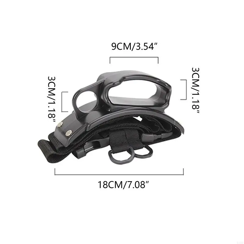 Y98F Portable Fishing Waist Rod Holder Essential Tool Adjustable Fishing Belt