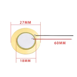 10 Pcs Assorted Piezoelectric Ceramic Sounder Sensor Set (A7)