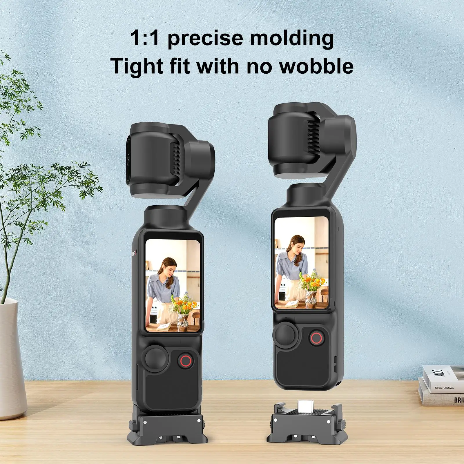 For DJI Osmo Pocket 3 PULUZ Plastic Quick-Release Charging Adapter Base