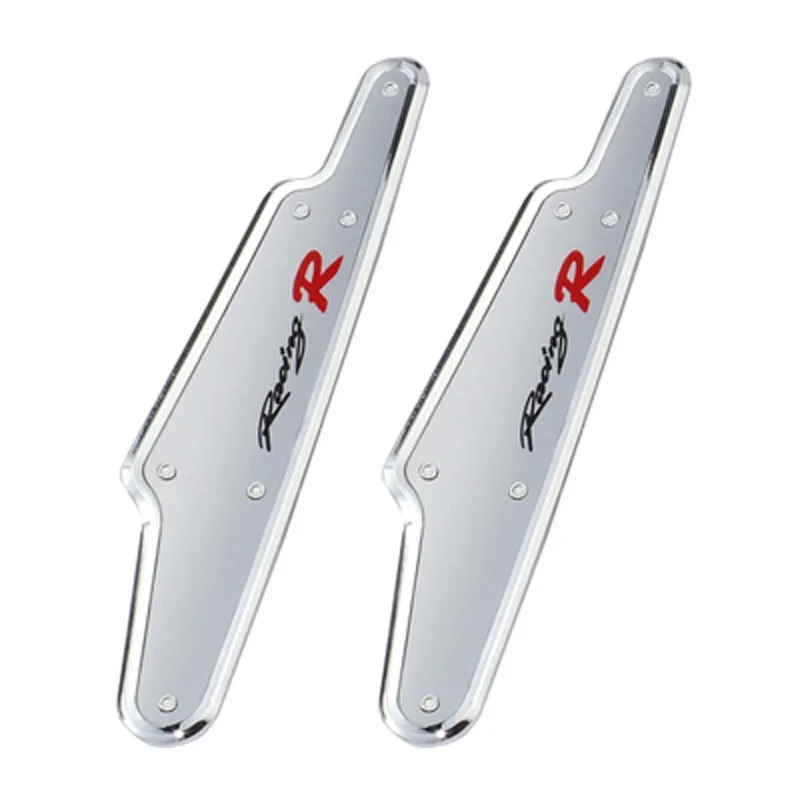 Regolatori di Pressione Universali per Tergicristalli Auto, Coppia in ABS Rosso e Nero, Accessori Decorativi per Auto - immagine 4