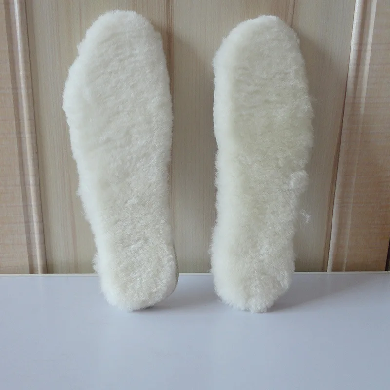 Australia Wool Insole Women Natural Sheepskin Insole Warm And Comfortable Wool Insole Winter Padded Wholesale