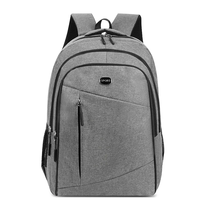 thumbnail image 1 of Mochila de gran capacidad para escuela secundaria y preparatoria, adecuada para viajes de negocios de hombres, computadoras portátiles y caminatas., 1 of 5