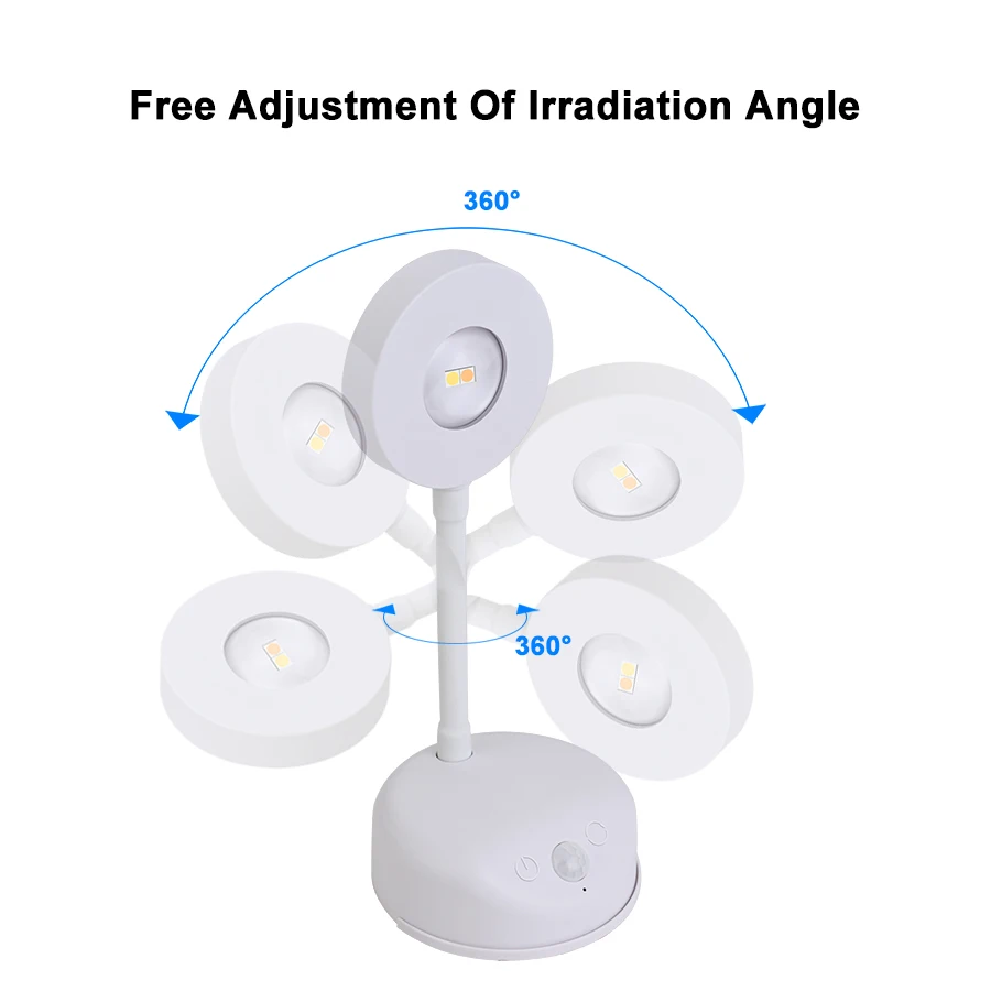 LED Motion Sensor Light Night Light Usb Rechargeable Wall Lamp for Lighting Paintings Pictures Mural Living Room Bedroom Kitchen 6