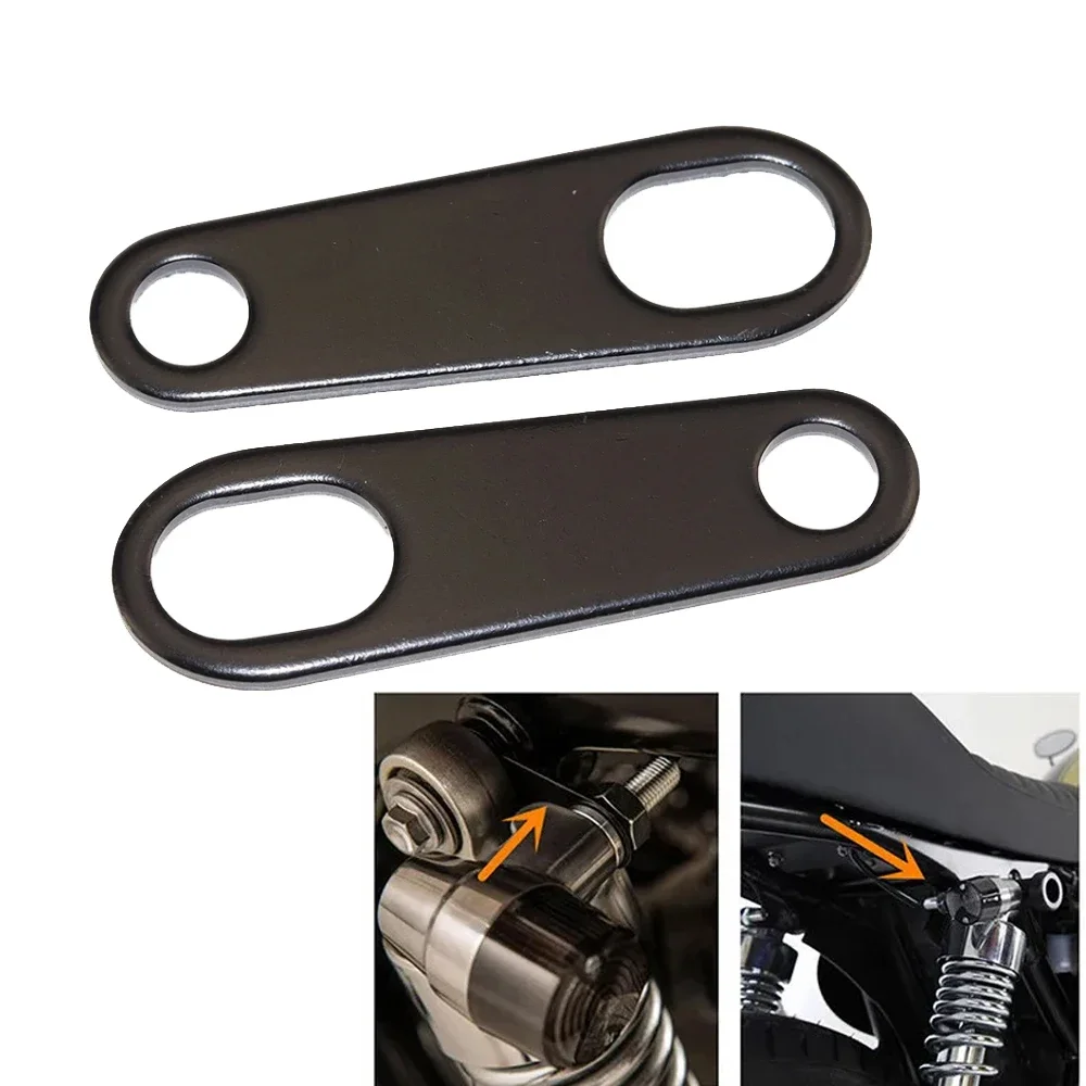 

Black/Silver Universal Motorcycle Turn Signal Lights Brackets Motorbike Indicator Lamp Holder Fork Lamp Mount Clamps Accessories