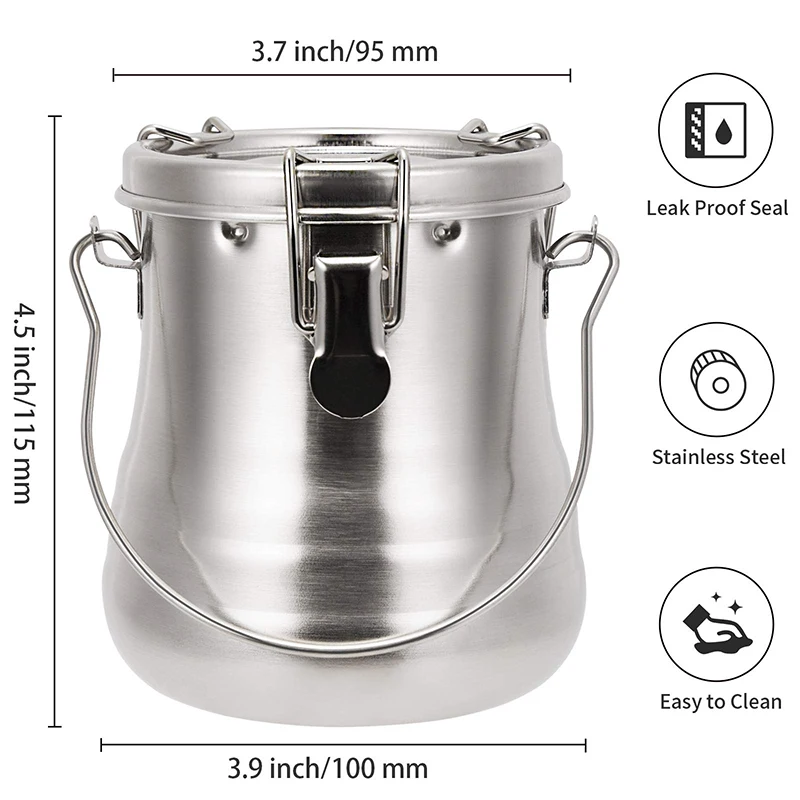 Paint Brush Cleaner and Holder - Airtight Stainless Steel Brush Washer for Painting with Removable Porous Filter (Large) 3