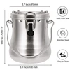 Paint Brush Cleaner and Holder - Airtight Stainless Steel Brush Washer for Painting with Removable Porous Filter (Large) 3