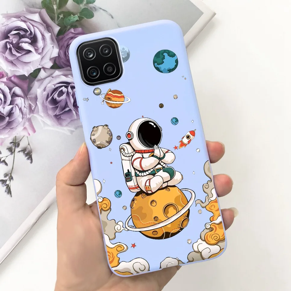 NEW Design For Samsung Galaxy A12 Case Silicone TPU Back Cover For Samsung A12 M12 F12 Galaxy M12 India  Funda Couqe Bumper