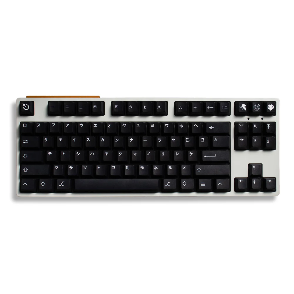 Custom Pbt Keycaps para Teclado Mecânico Gmk Wob Katakana Perfil Cereja Perfil Inglês 61 64 68 75 84 130 Chaves - Imagem 2