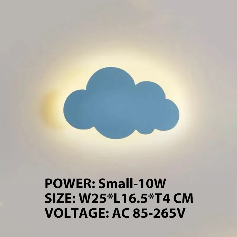 جميل LED داخلي الجدار مصباح موردن سحابة تصميم ديكو...