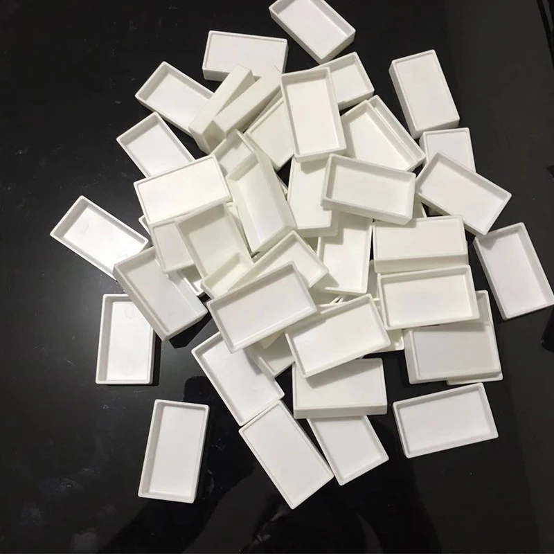 Watercolor Paint Pans 10pcs 7.2ML Watercolor Pans Empty White Plastic Artist Paint Pans for DIY Watercolor Oil Acrylic Painting Art Drawing Supplies