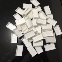 24pcs 7.2ML Watercolor Pans Empty White Plastic Artist Paint Pans for DIY Watercolor Oil Acrylic Painting Art Drawing Supplies 1