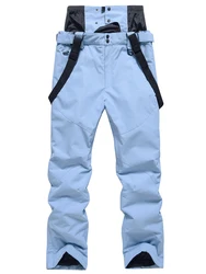 Warm Thicken Padded Hiking Ski Pants Autumn Winter Women Men Waterproof Pants Soft Fleece Lined Outdoor Walking Trousers