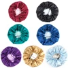 Sleep Satin Hat Curly Reversible Double Layer Layer Satin Night Cap Adjusting Button Silky Bonnet Women Hair Heating Cap Tool 6