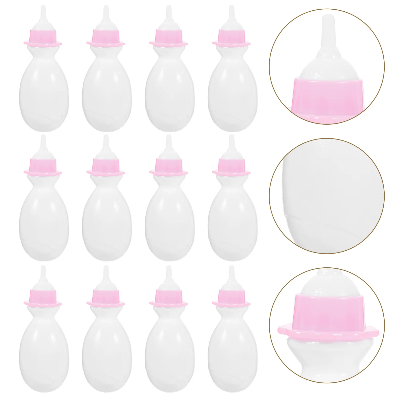 

Baby Bottle Girls Bottles Kids Small Feed Shower Favors Miniature Milk Dolls Dolly House Toy
