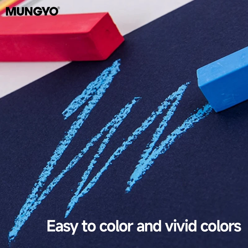 MUNGYO A3/A4 Chalk Special Paper Toner Book 160g High cotton content Easy To Color Double-sided texture Oil Pastel Painting Book 5