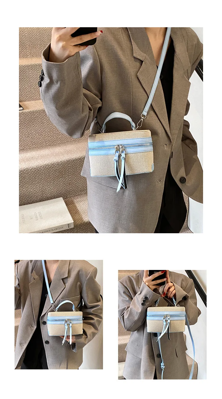 Mode Box Frauen Handtaschen Designer Schulter Umhängetaschen Casual Frühling und sommer Kleine Geldbörsen bolso mujer – Detail 2