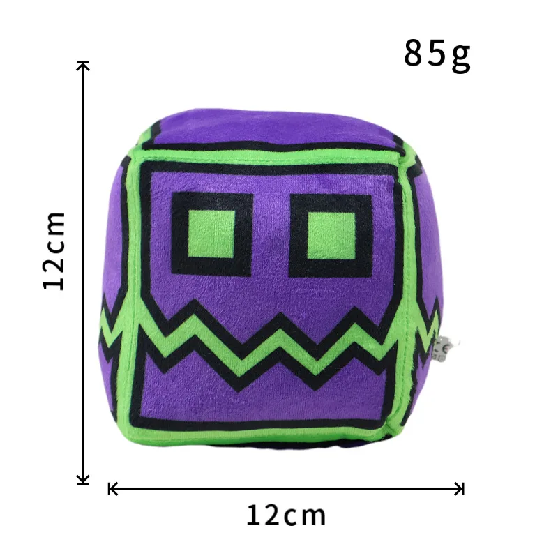 thumbnail image 1 of 2024 nuevos juguetes de peluche Geometry Dash de 12 cm, lindos muñecos de anime de peluche suaves para niños, regalo de cumpleaños y Navidad, 1 of 5