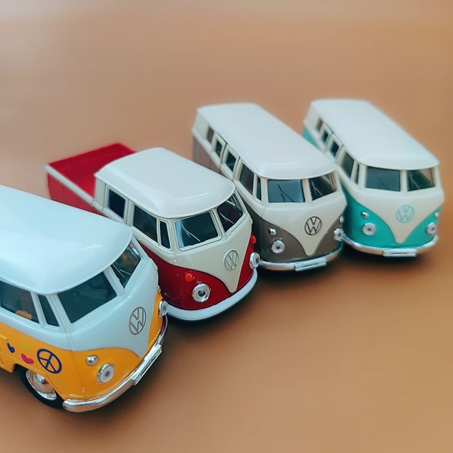 Welly Original 1:38 Volkswagen T1 Bus Truck Car Alloy Pull Back Car Model  Boy Collection Gift Static Display - AliExpress