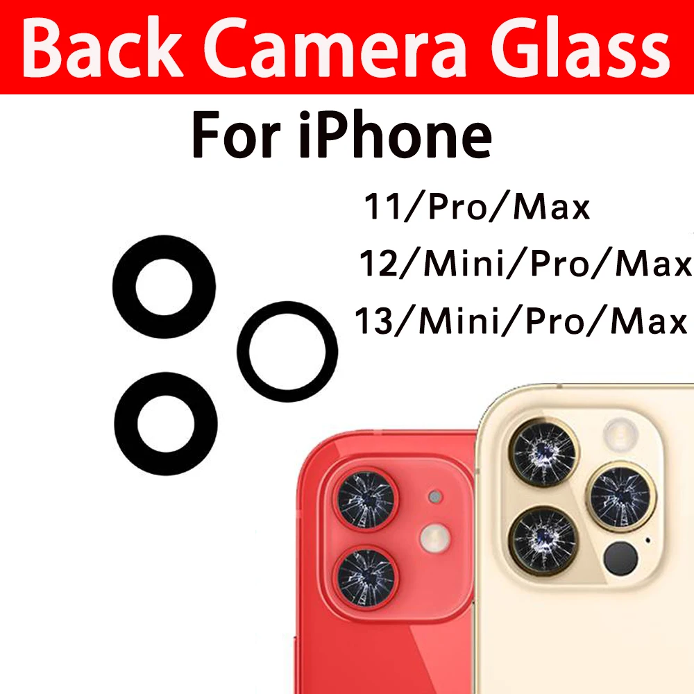 Premium Rear Camera Lens Glass Replacement with Adhesive