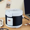 220V Mini Rice Cooker soup Steamer Heating Lunch Box Meal Heater Warmer 3L for Camping Black English Menue  home appliance u 3