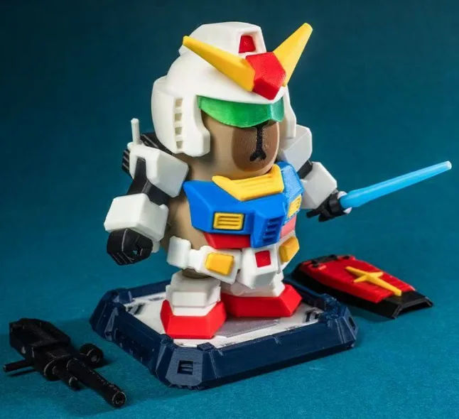 Creative New Cartoon Capibala Magnetic Mecha Armor Fun Doll Hand