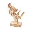Microscope Model Building Kits Learning Toys 3D Wooden Puzzle Science Experiments for Boys Girls Kids Beginners Teens New Year 1