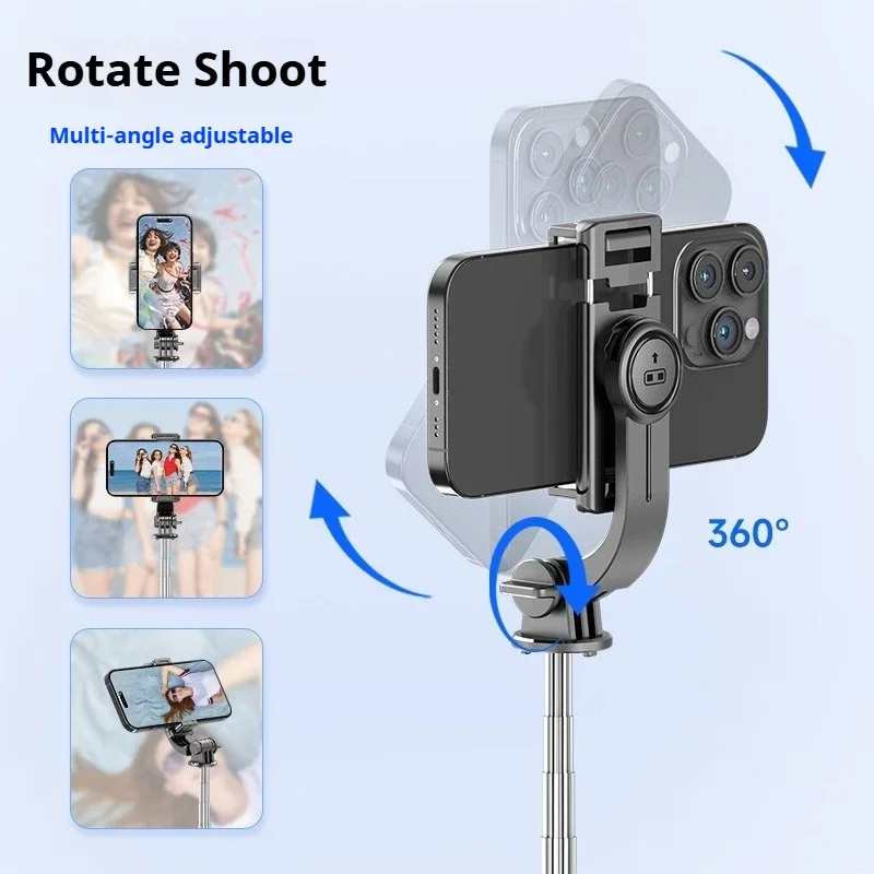 Super Mini Selfie Stick Portable Phone Holder Integrated Design Extendable Wireless Bluetooth Remote For Live Broadcast e