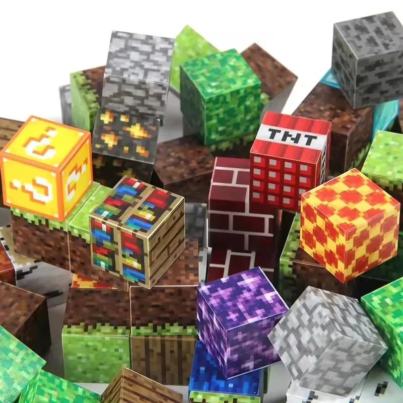 10-300pcs Magnetic Building Blocks Magnet Cube Construction Toys Mine Magnet World Set STEM Montessori Sensory Toys for Kids