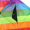 Rainbow Kite Flying Toys for Children Kites Handle Line Outdoor Sports Kites Professional Wind Kites with Kite String Kids Toy 6