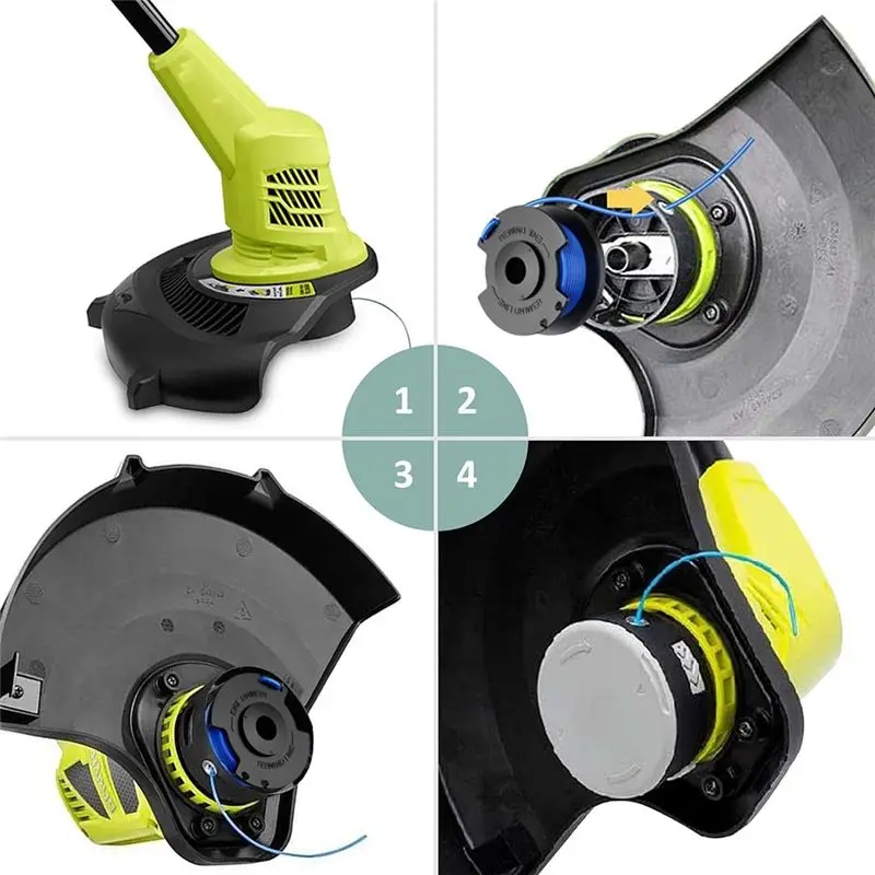 Ryobi One+ AC14RL3A용 트리머, 코드 트리머 교체 스풀 0.065인치 18V, 24V 및 40V-[Kiri-XK]