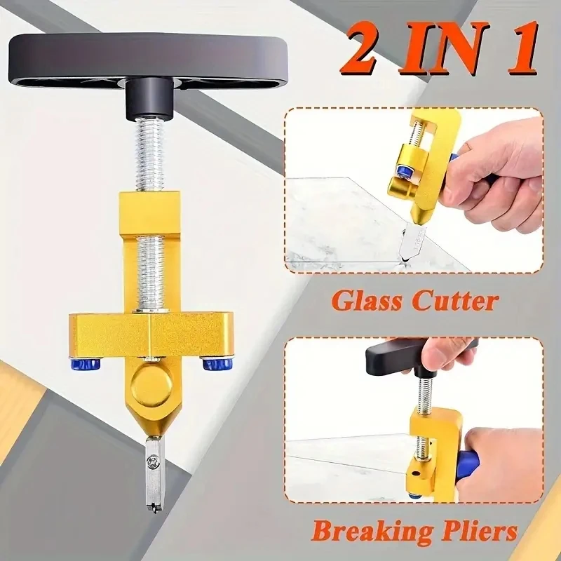 2-in-1 glass tile cutting machine, portable building cutting tool integrated glass knife brick cutting machine 4