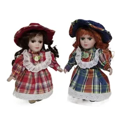Poupées fines en céramique pour enfants, 20 Cm, maison de jeu, jouets, cadeaux de noël, décorations de maison, cadeaux Surprise pour enfants 