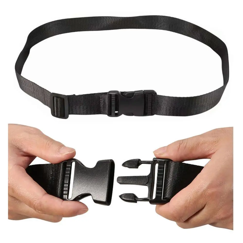 Nylon 2.5cm Sternum Harness Fixed Belt Strap Dual Release Adjustable Buckle 1PC Outdoor Camping Tactical Backpack Accessories