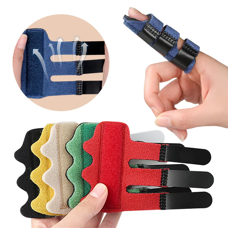 Finger Splint Pain Relief Trigger Finger Fixing Splint Straighten Brace Adjustable Sprain Dislocation Fracture