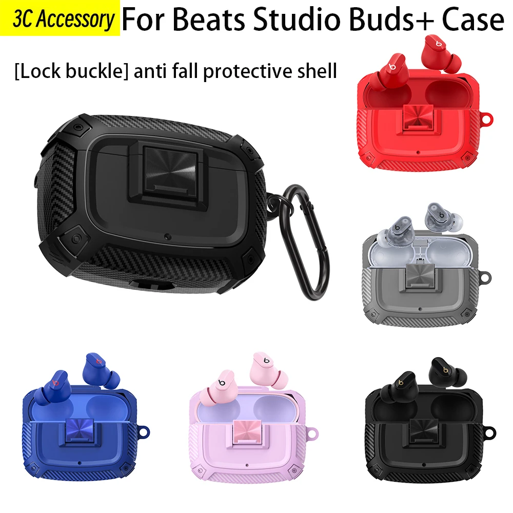 2023 Nuovo Design Per Beats Studio Buds + Coque [Lock Catch] Custodie Protettive Per Auricolari Bluetooth Per Beats Studio Buds Cover Funda
