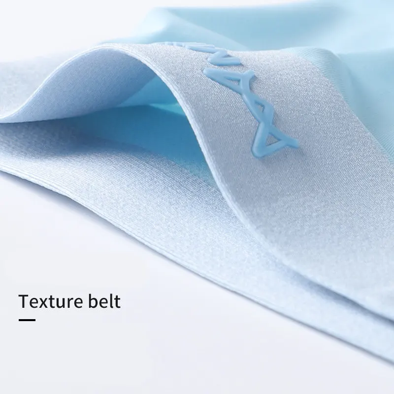 Men Underwear Graphene Antibacterial Ice Silk Seamless Boxer Shorts