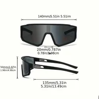 Lunettes de mode unisexes, 2 pièces, durables et légères, Design élégant avec accents colorés 6