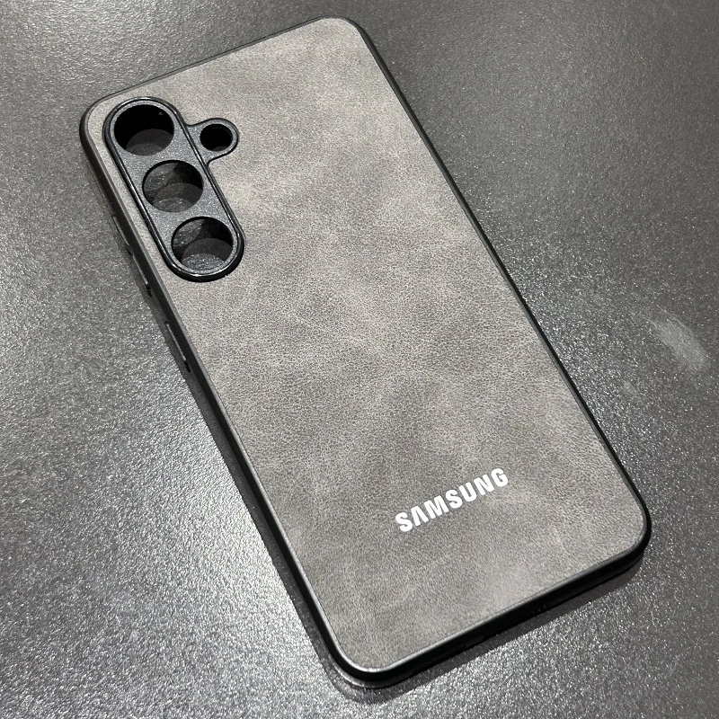 Luxury Sheepskin Leather Phone Case Samsung Galaxy S26 S25 S24 thumbnail 4