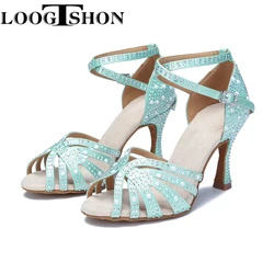 Loogtshon latin dance shoes Women's Shoes Women's Shoes Free Shipping Women's Shoes Hot Women's Heels Women's Heeled Dancing Sho
