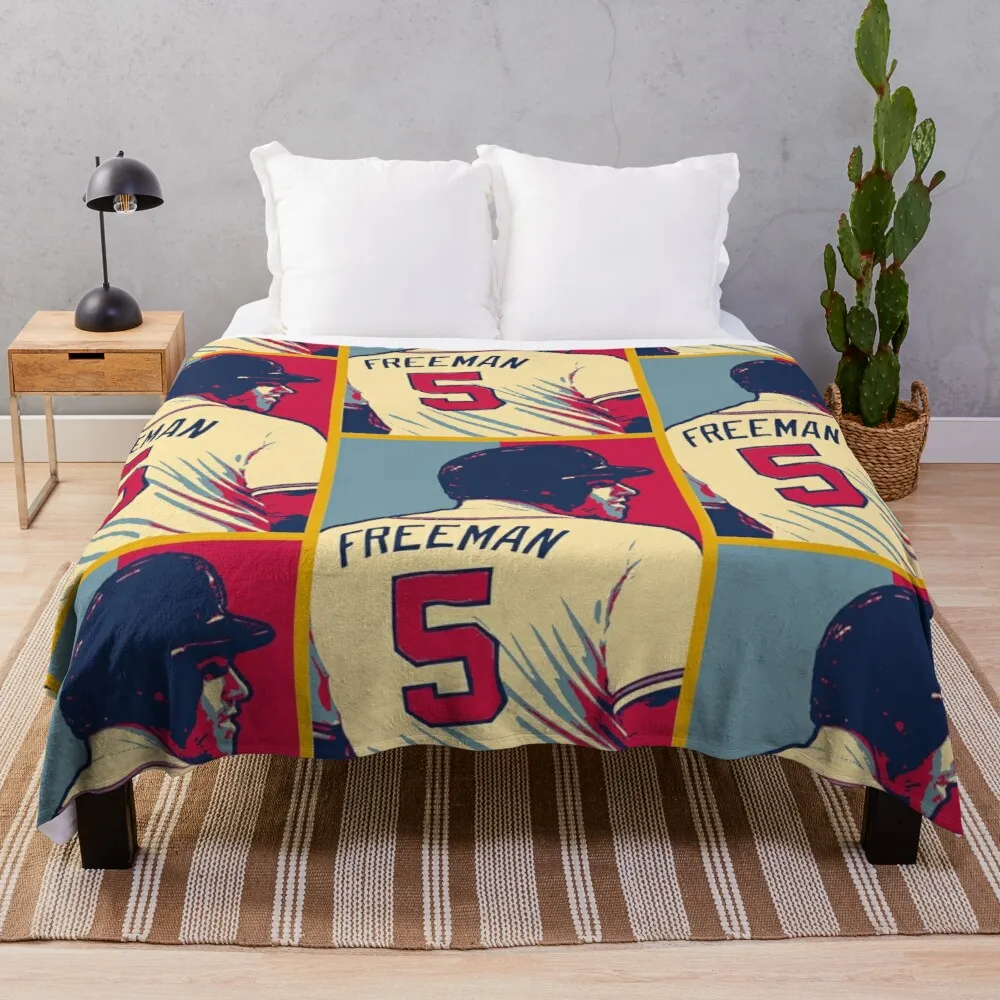 

Freddie Freeman Artwork Throw Blanket Luxury Brand Blanket Sofas