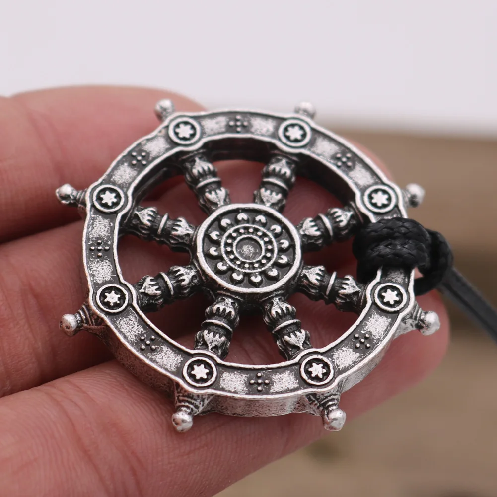 Vintage Viking Compass Ship Wheel Pendant Bracelets for Women Nordic Mythology Rune Pendant Men's Bracelets Jewelry - Image 5