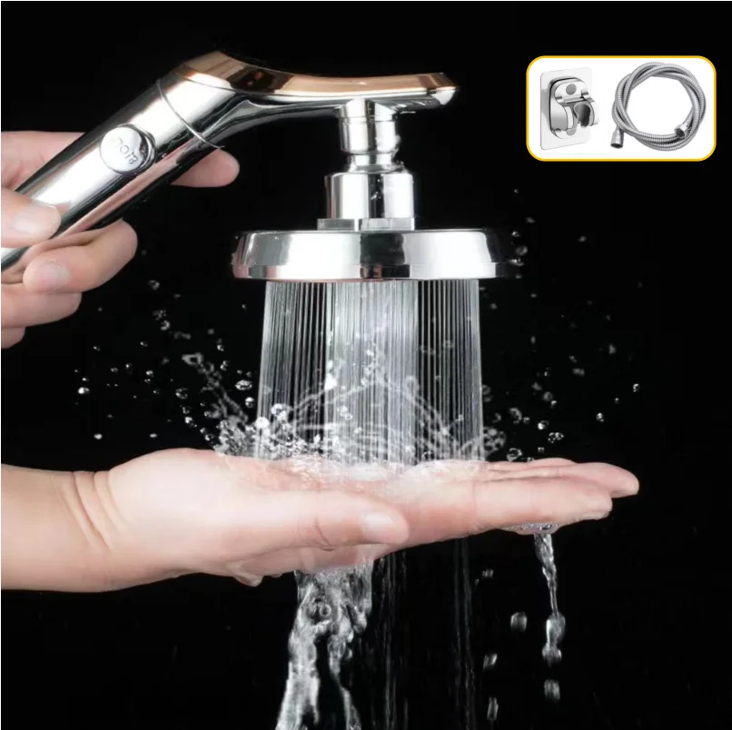 High Pressure Rainfall Shower Set Big Panel Handheld Showehead With