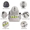 Tennis Bag Portable Tennis Backpack Large Capacity Ball Pack Racket Storage Daypack Outdoor Pickleball Bag with Shoe Compartment 5